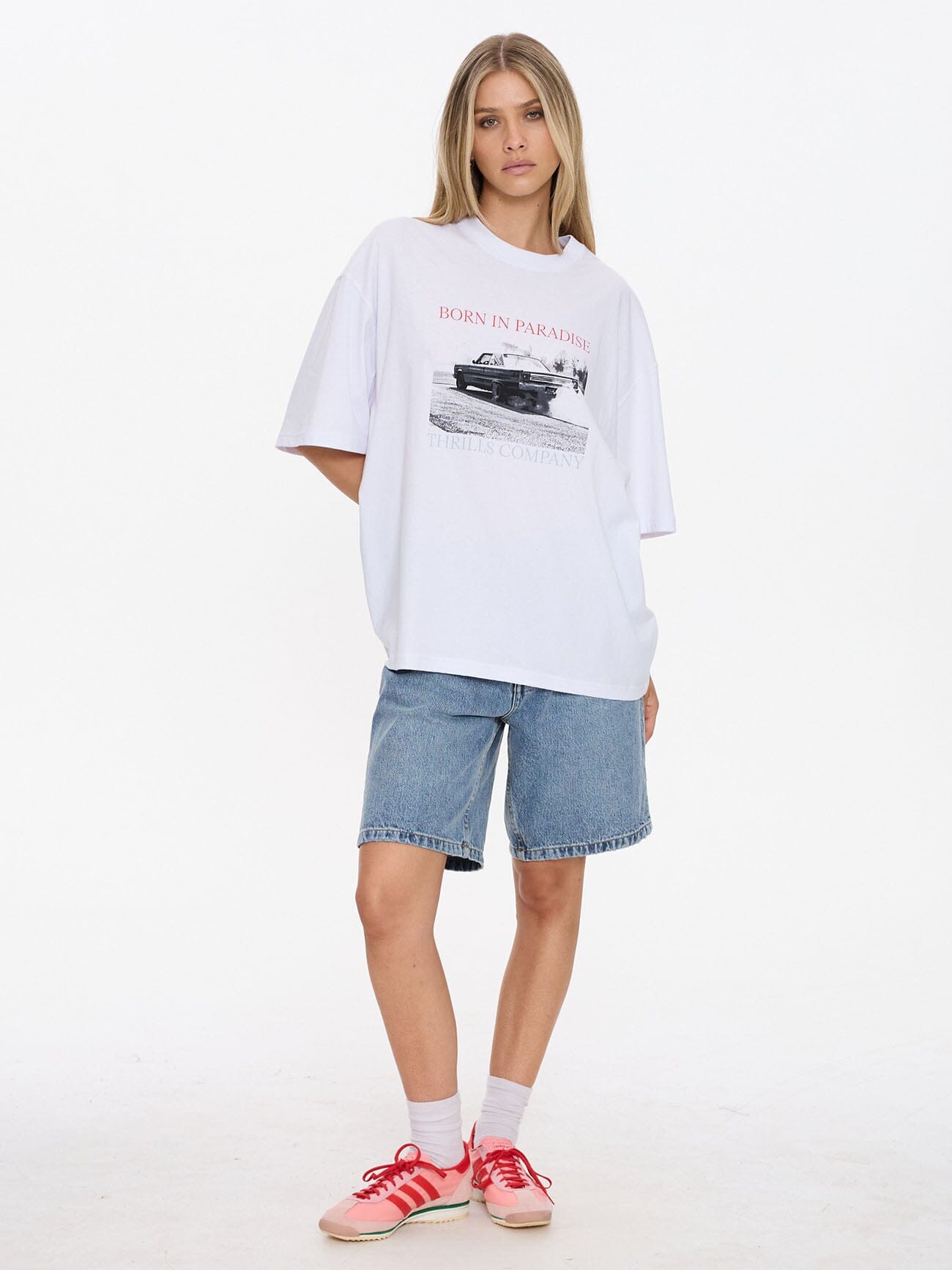 Metal And Dust Oversized Tee - White 4