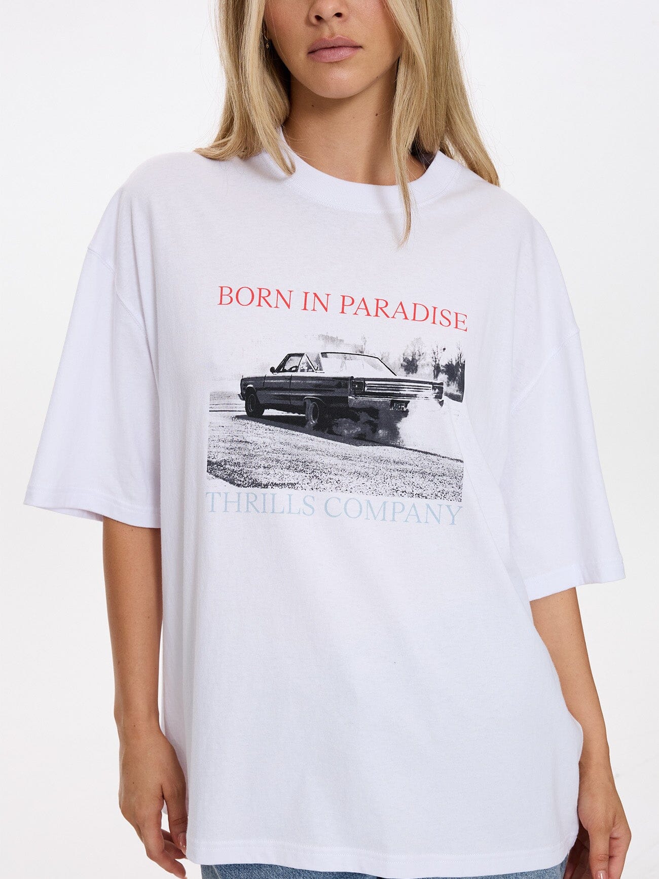 Metal And Dust Oversized Tee - White 4