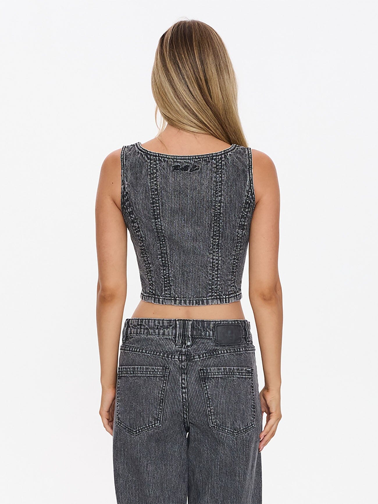 Good Intentions Denim Top - Smoked Rib 4