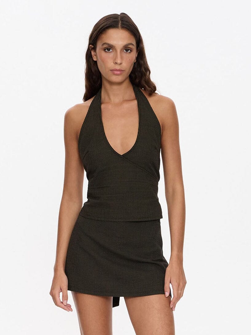 Lost Control Halter Top - Tarmac 4