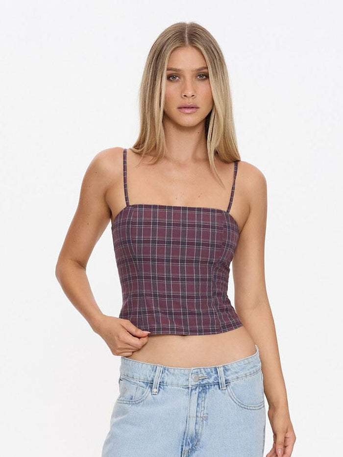 Almighty Check Top - Vintage Mauve 4