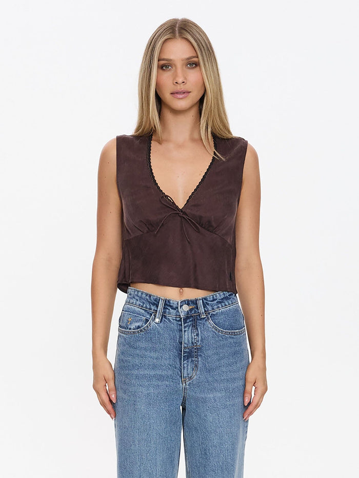 Nellie Top - Postal Brown 4