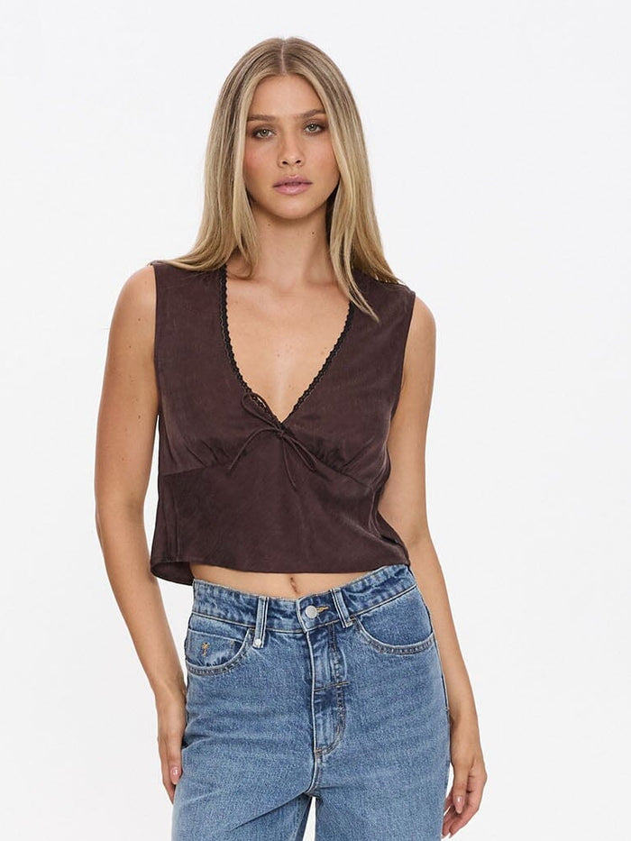 Nellie Top - Postal Brown 4