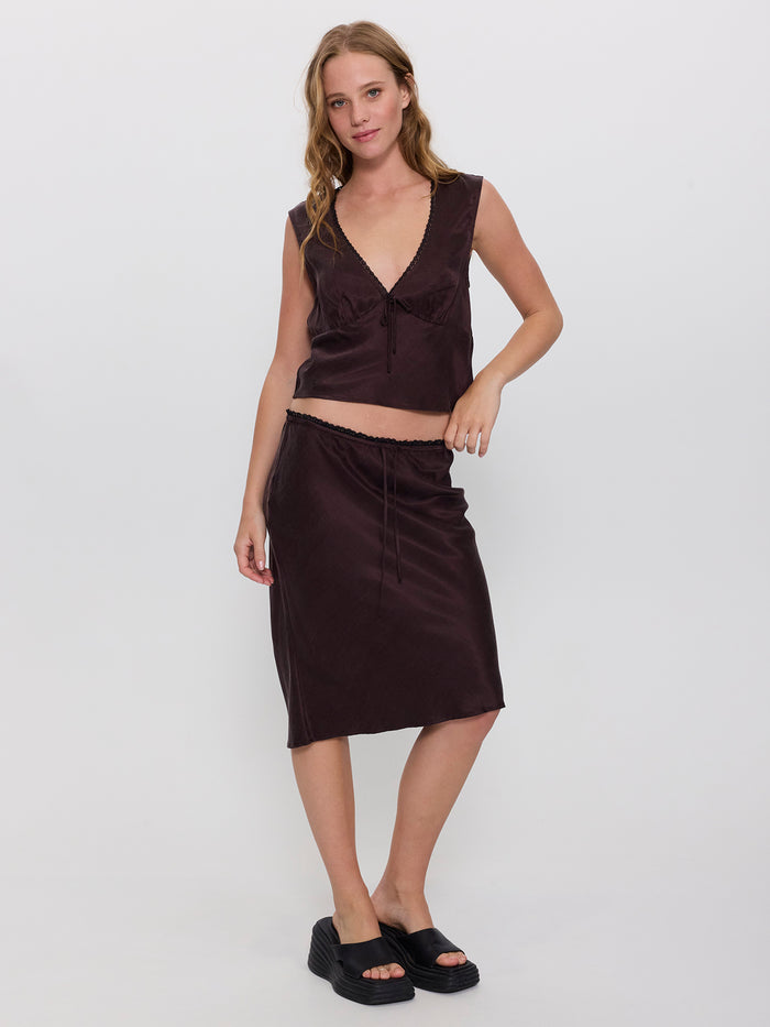 Nellie Top - Postal Brown 4