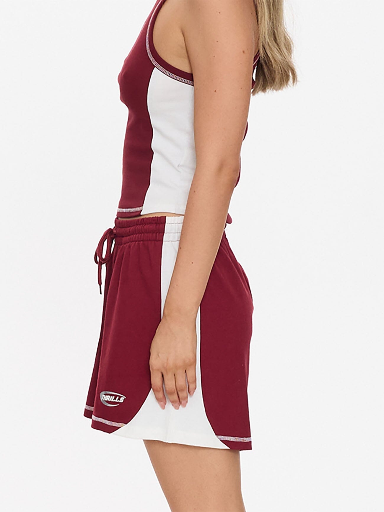 Playing For Keeps Track Short - Garnet Red 4