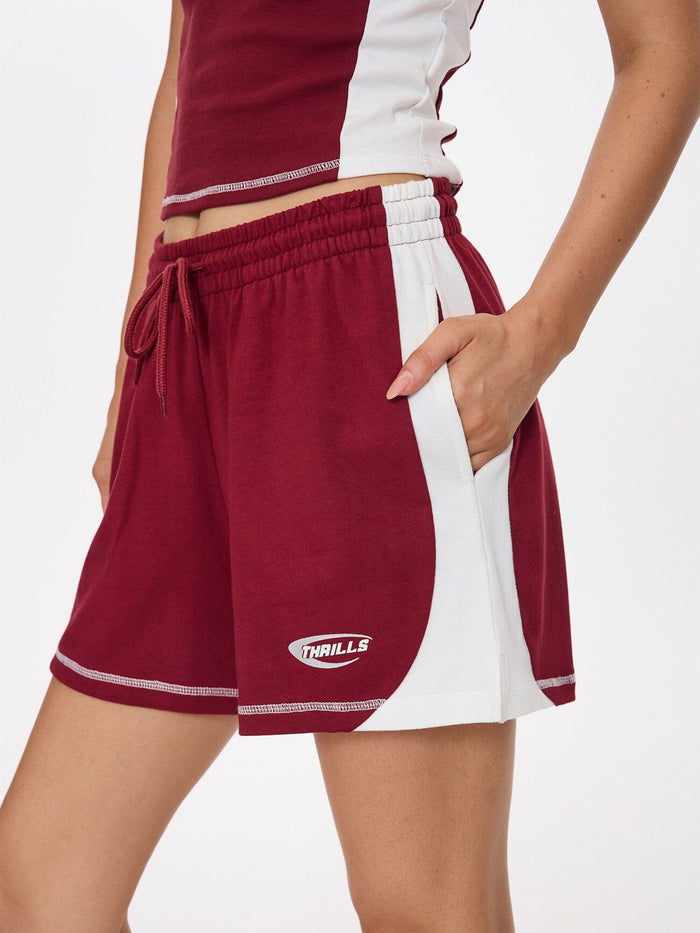 Playing For Keeps Track Short - Garnet Red 4