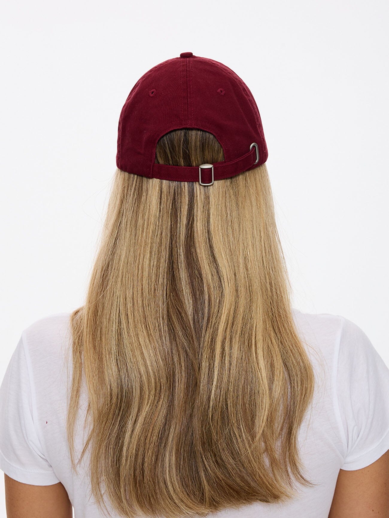 Flashback 6 Panel Cap - Cabernet Red