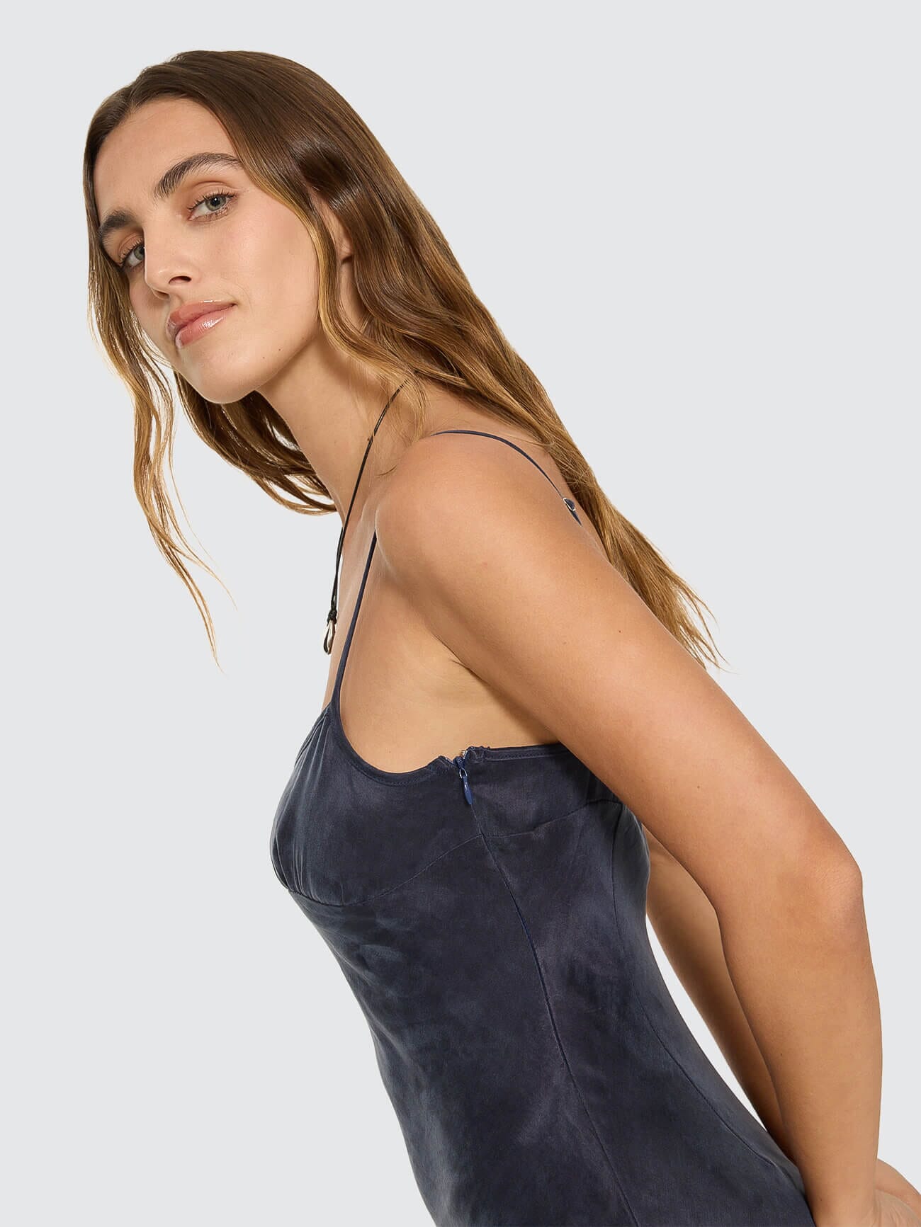 Kenni Bias Maxi Dress - Guardian Navy 4