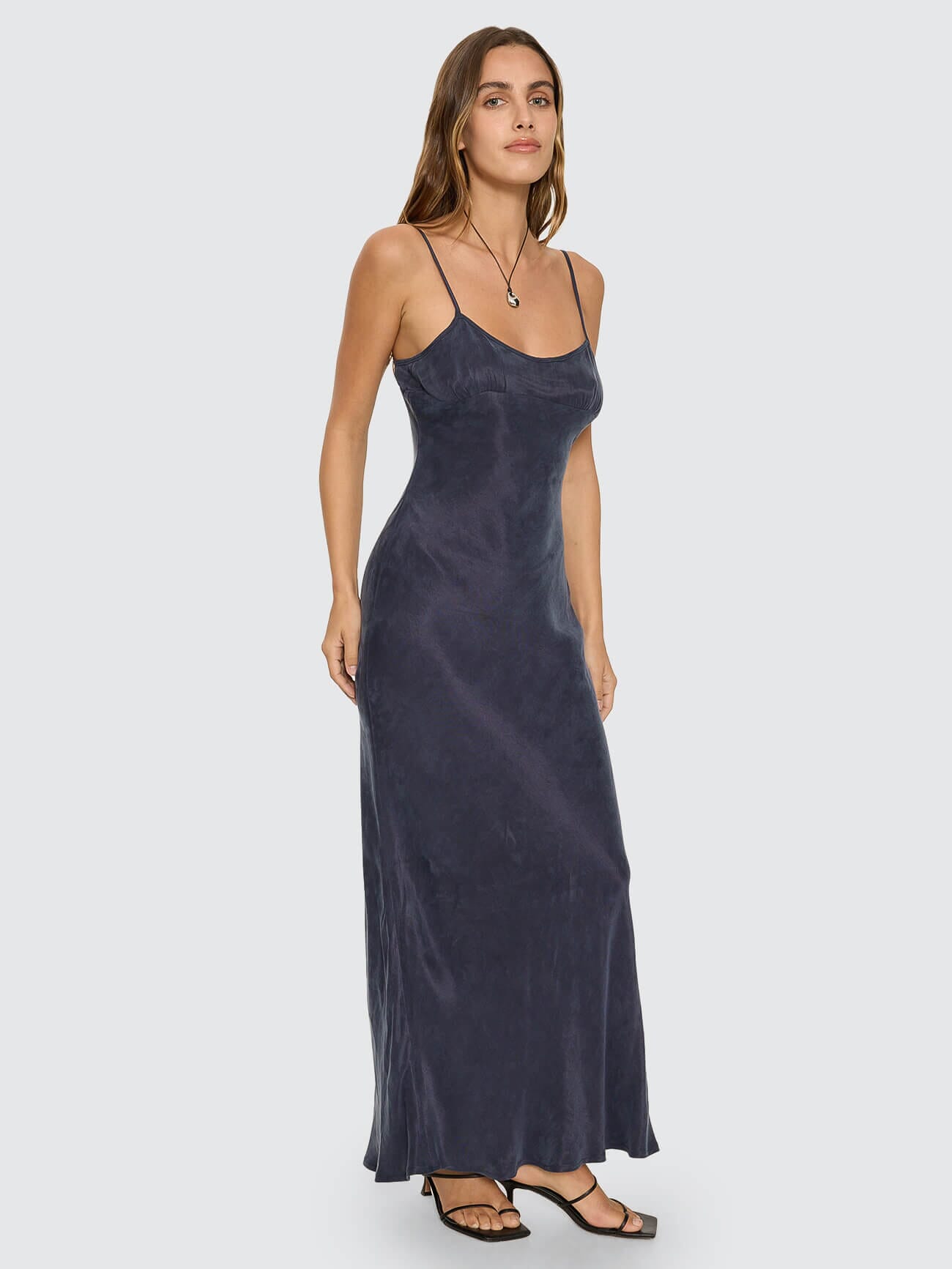 Kenni Bias Maxi Dress - Guardian Navy 4