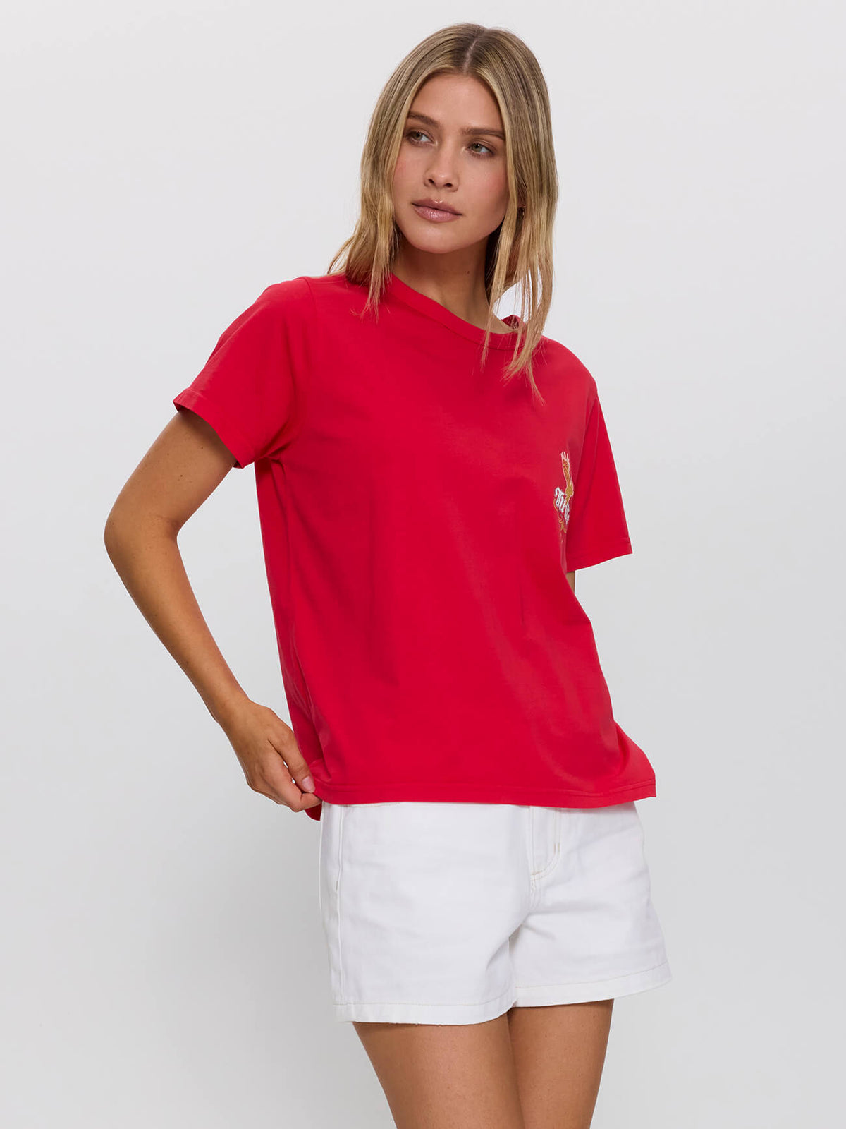Always Good Always Tough Relaxed Tee - Flame Red 4