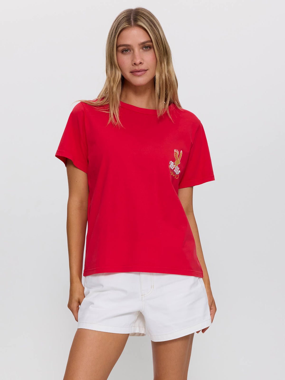 Always Good Always Tough Relaxed Tee - Flame Red 4