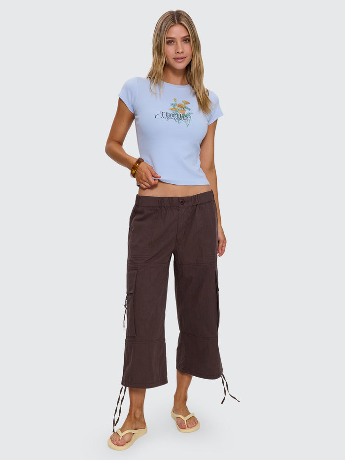 Flowers Of Tomorrow Tee - Placid Blue 4