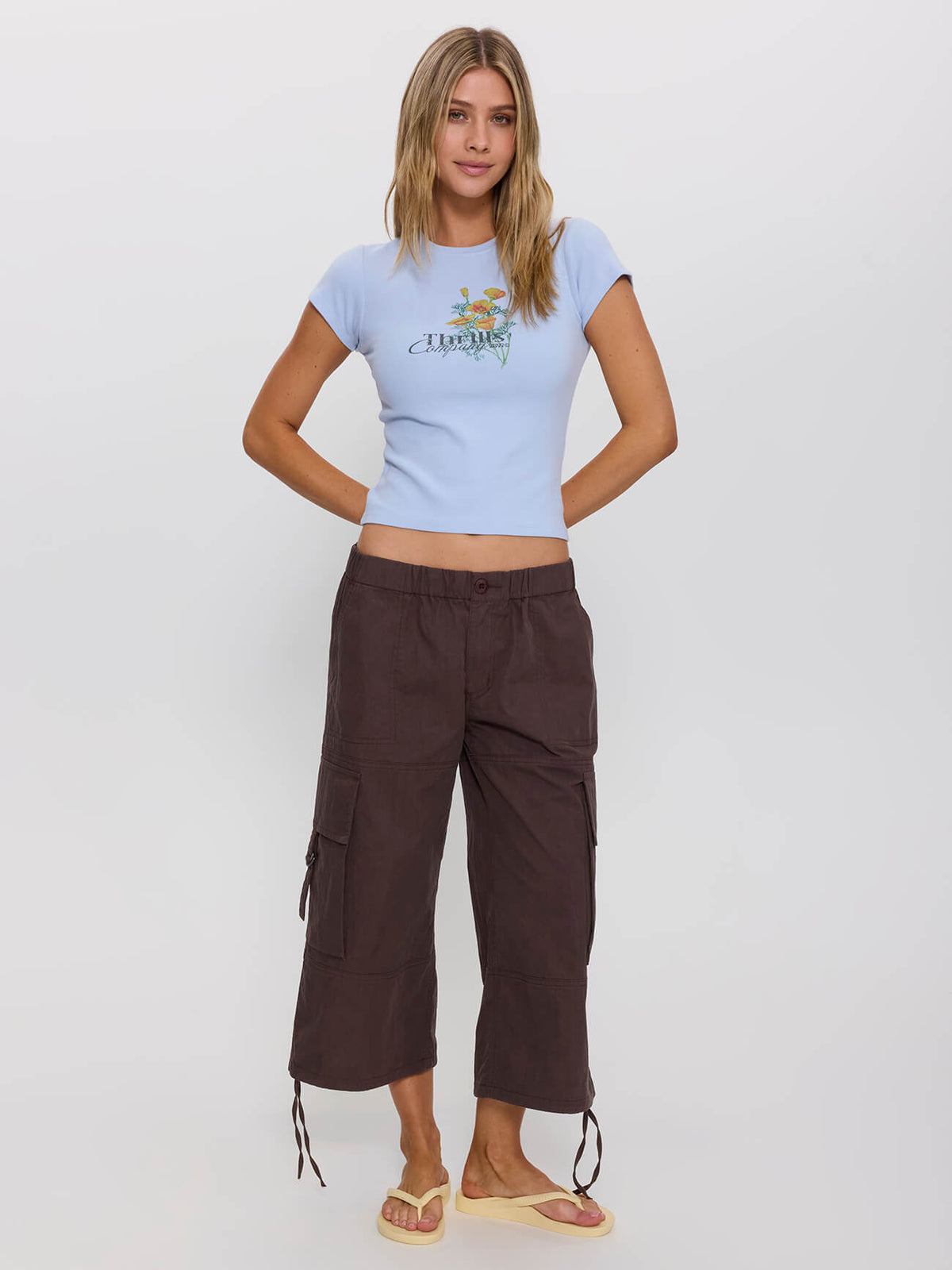 Flowers Of Tomorrow Tee - Placid Blue 4