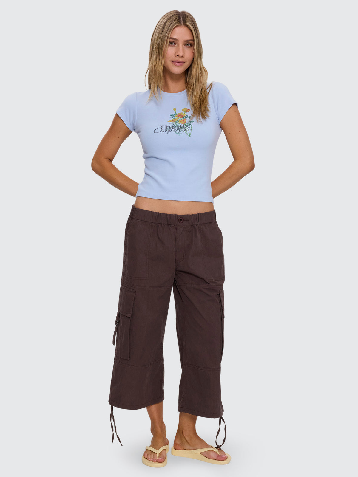 Flowers Of Tomorrow Tee - Placid Blue 4