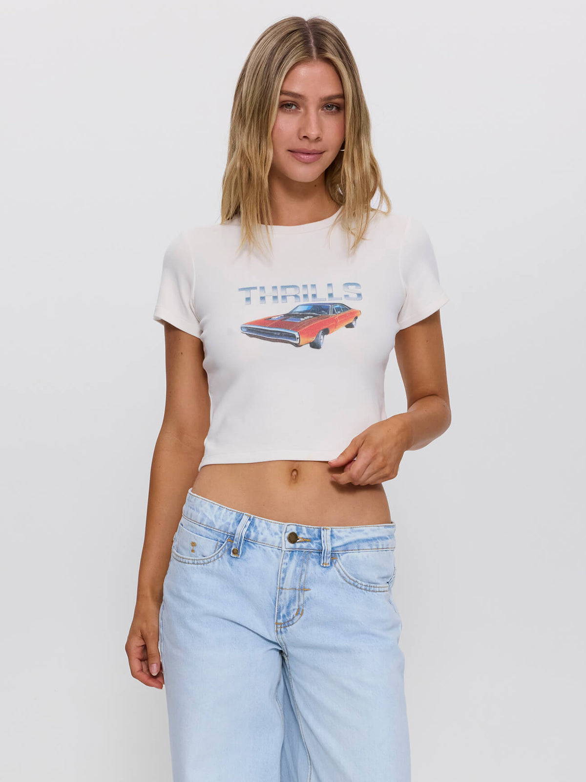 Infinite Horsepower Mini Tee - Heritage White 4