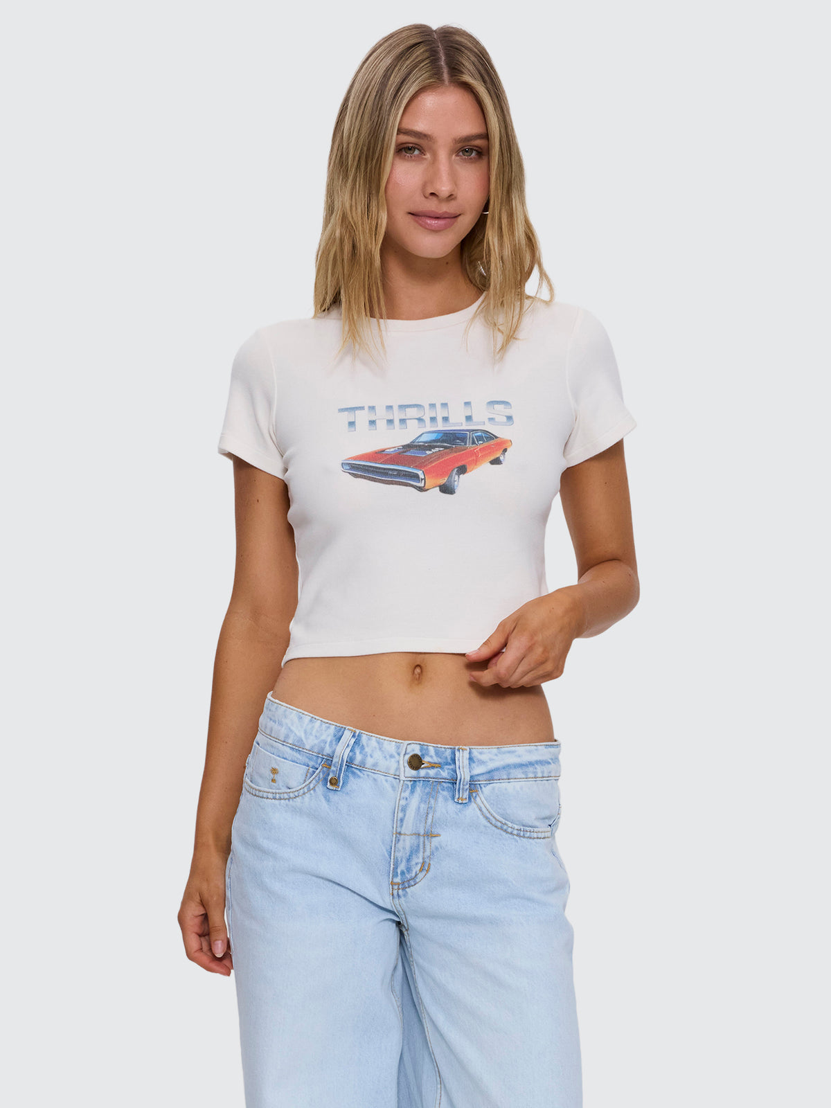 Infinite Horsepower Mini Tee - Heritage White 4