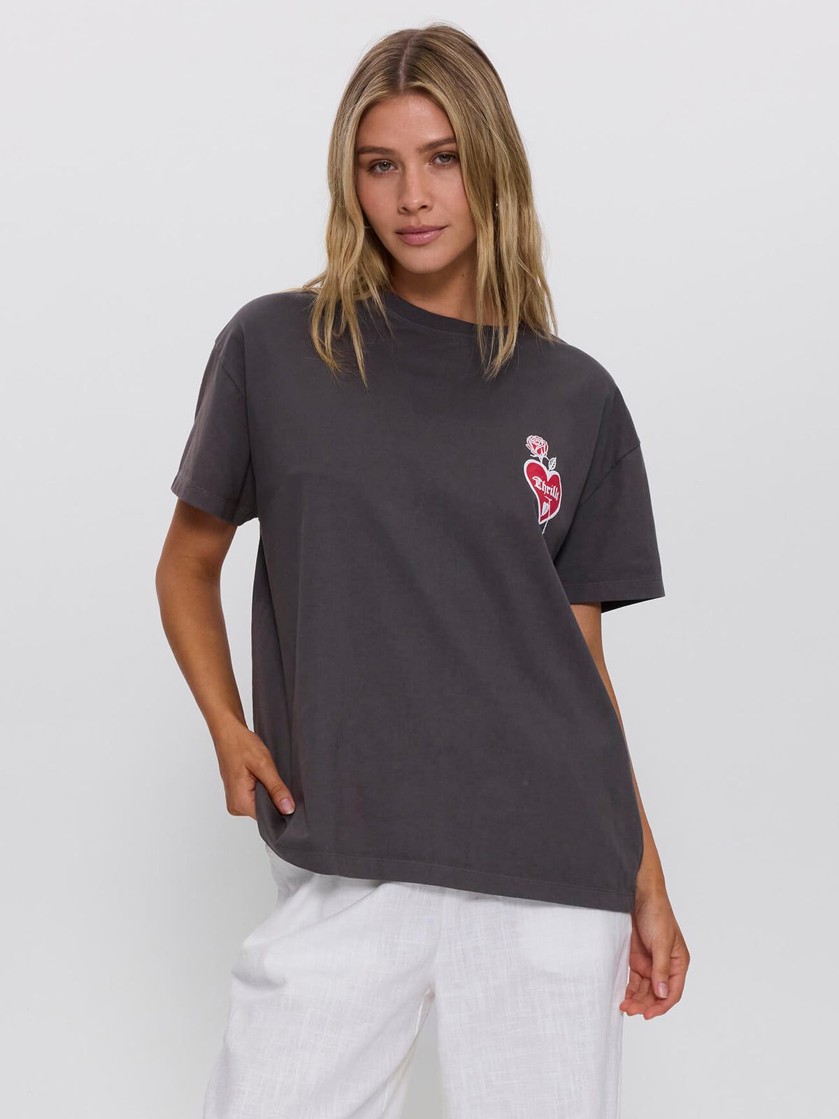Pluckable Easy Tee - Merch Black 4