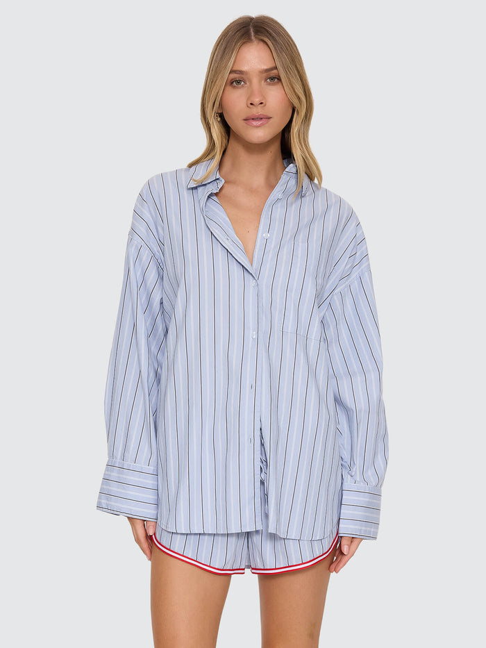 Motion Shirt - Placid Blue Stripe 4