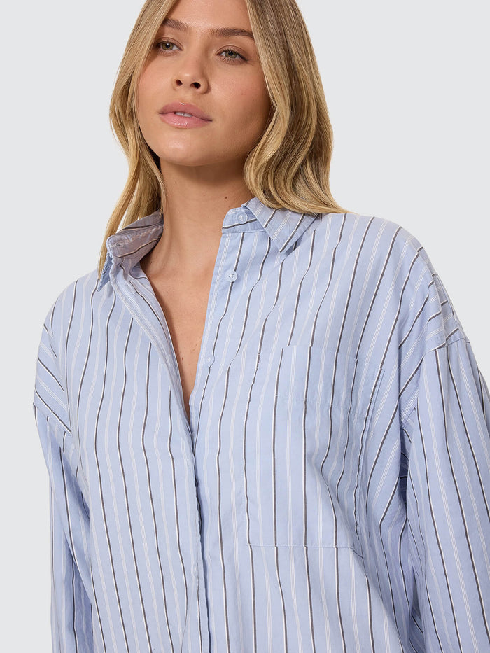 Motion Shirt - Placid Blue Stripe 4