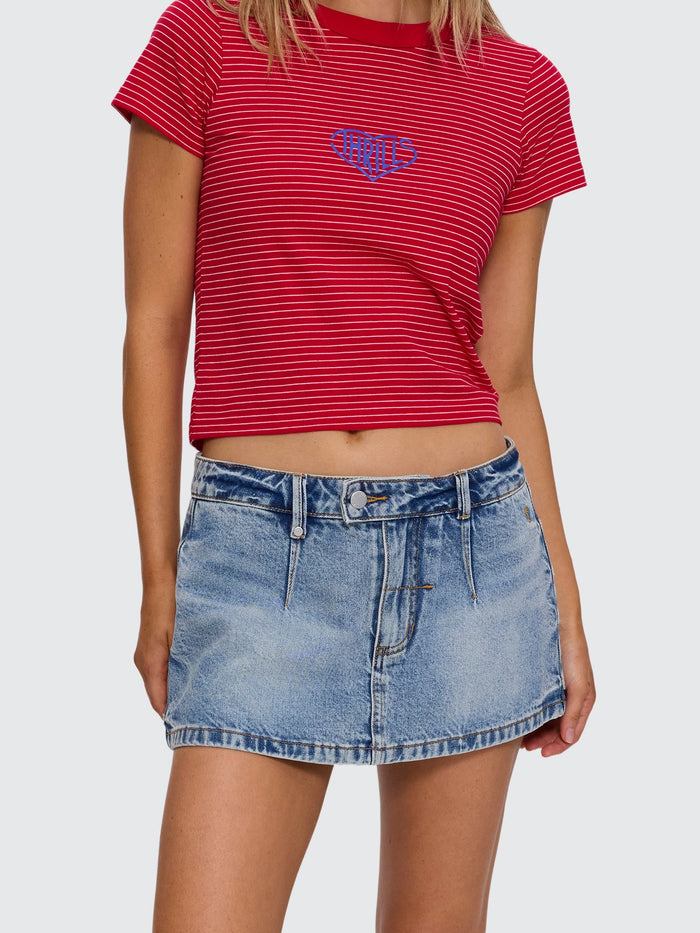 Brady Low Rise Skort - Clam Bake Blue 4