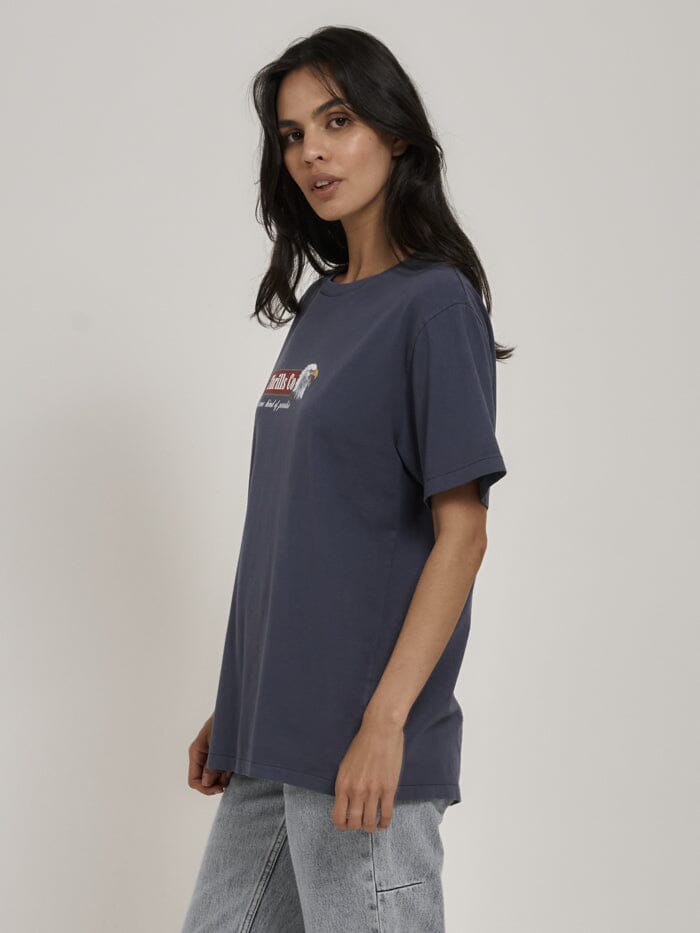 Heavy Strength Merch Fit Tee - Vintage Navy