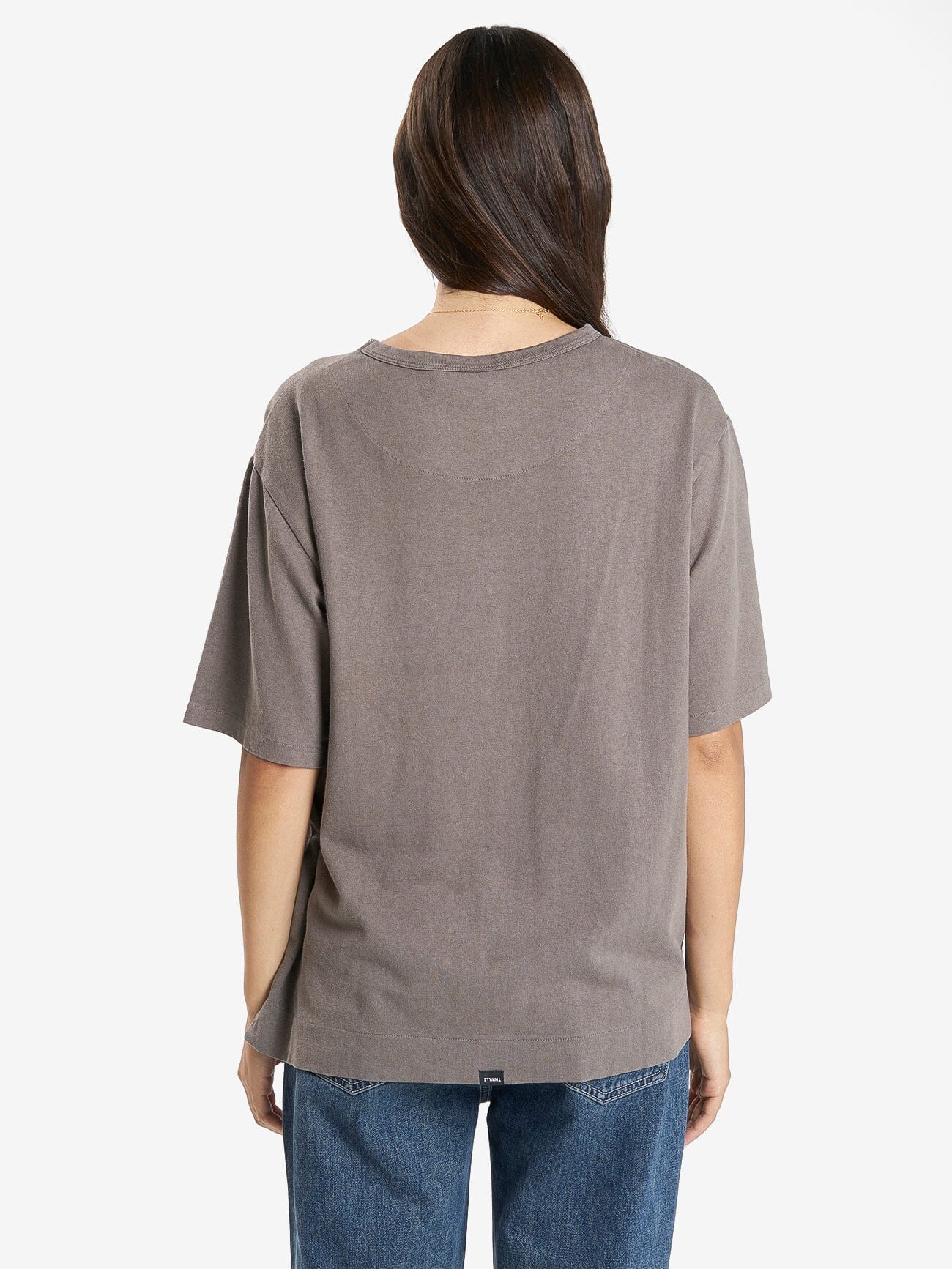 Hemp Box Tee - Light Canteen 4