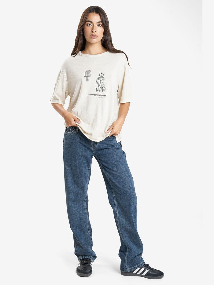Paradox Gardens Hemp Box Tee - Soft Tan 4