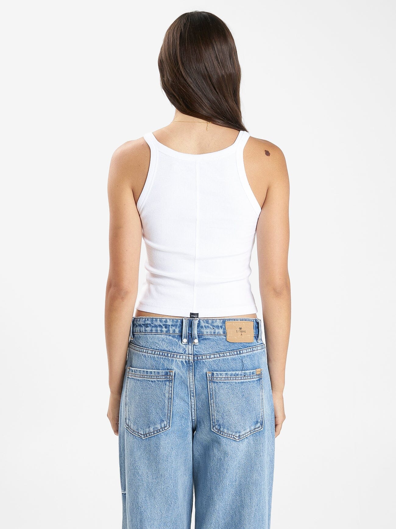 United Front Badge Base Tank - White 4