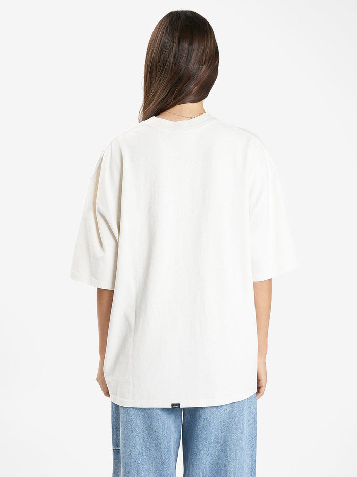 Reality Check Oversized Tee - Heritage White 4