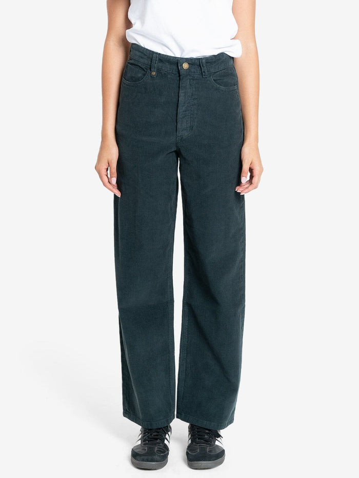 Holly Cord Pant - Dark Jade 4