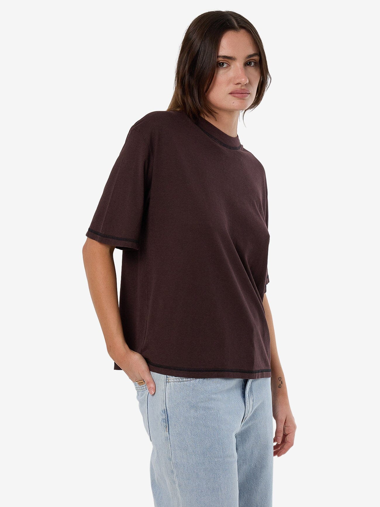 Hemp Square Tee - Java 4