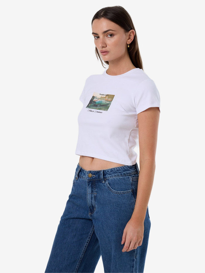Paradise Is Here Mini Tee - White 4