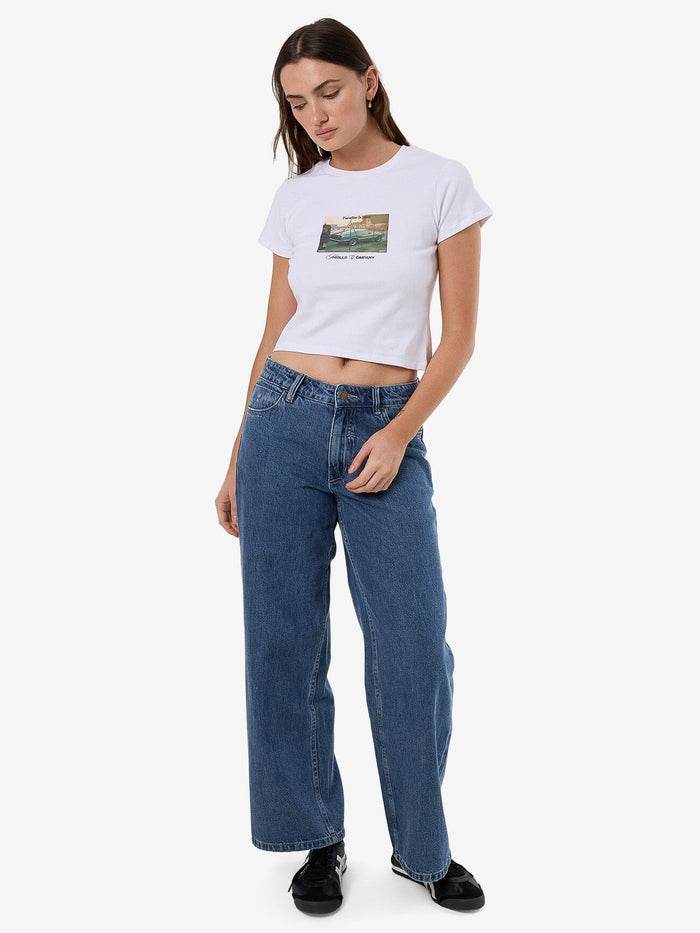 Paradise Is Here Mini Tee - White 4