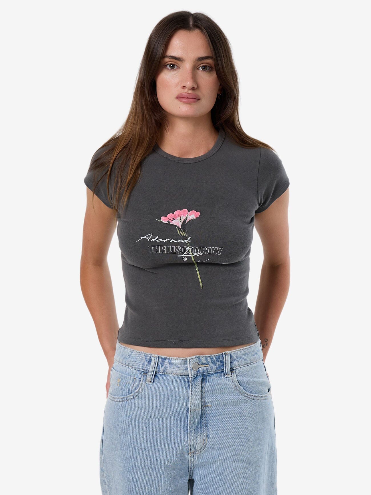 Adorned In Nature Club Tee - Merch Black