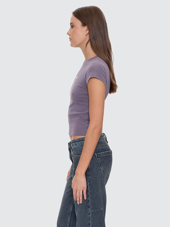 Do Not Limit Your Mind Club Tee - Purple Ash 4