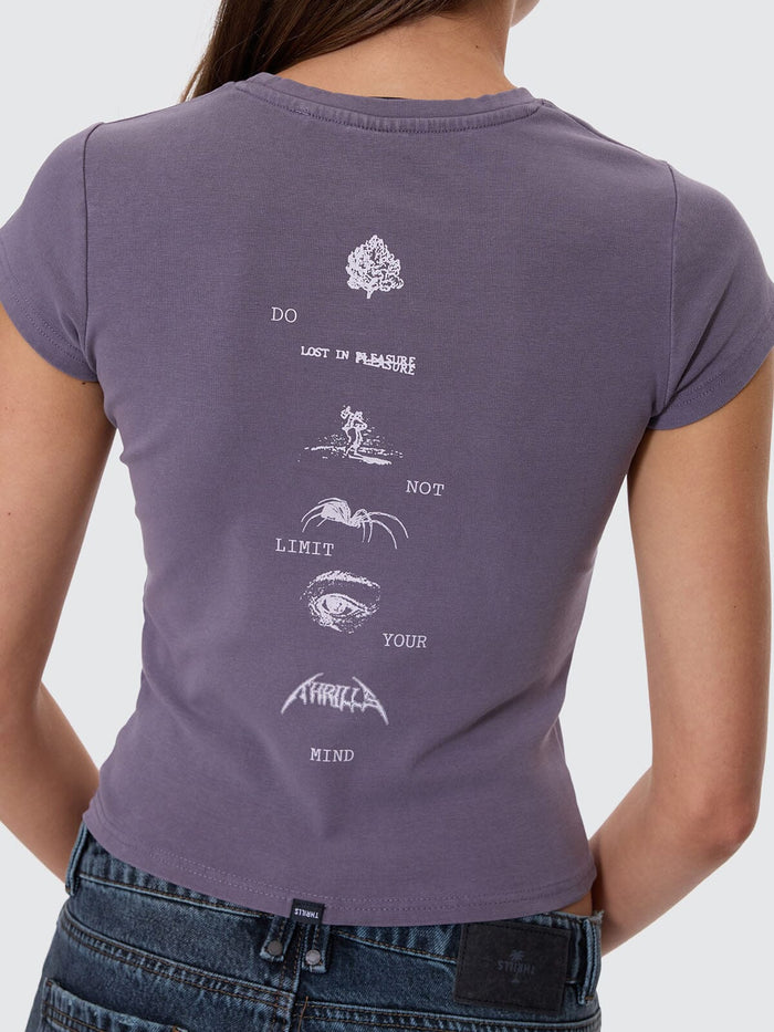 Do Not Limit Your Mind Club Tee - Purple Ash 4