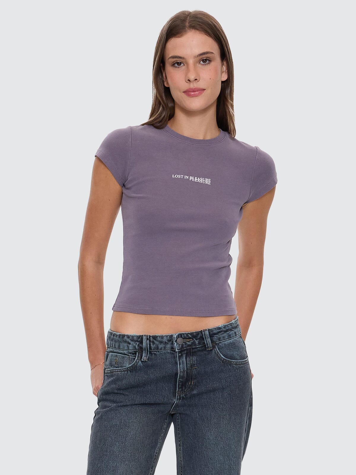 Do Not Limit Your Mind Club Tee - Purple Ash 4