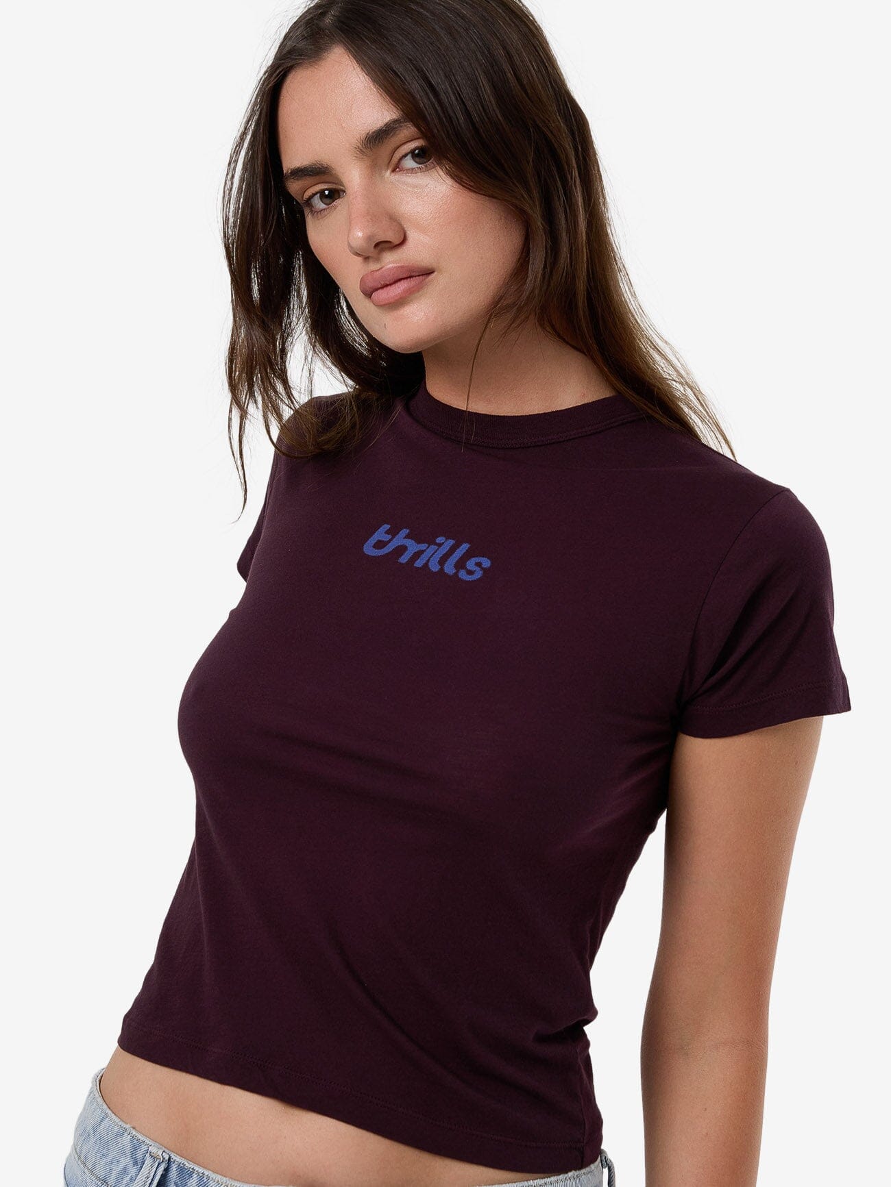 Cracked Boy Tee - Deep Plum 4