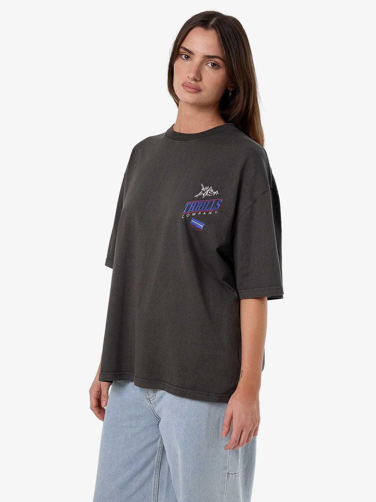 When It Hits Your Lips Oversized Tee - Merch Black 4