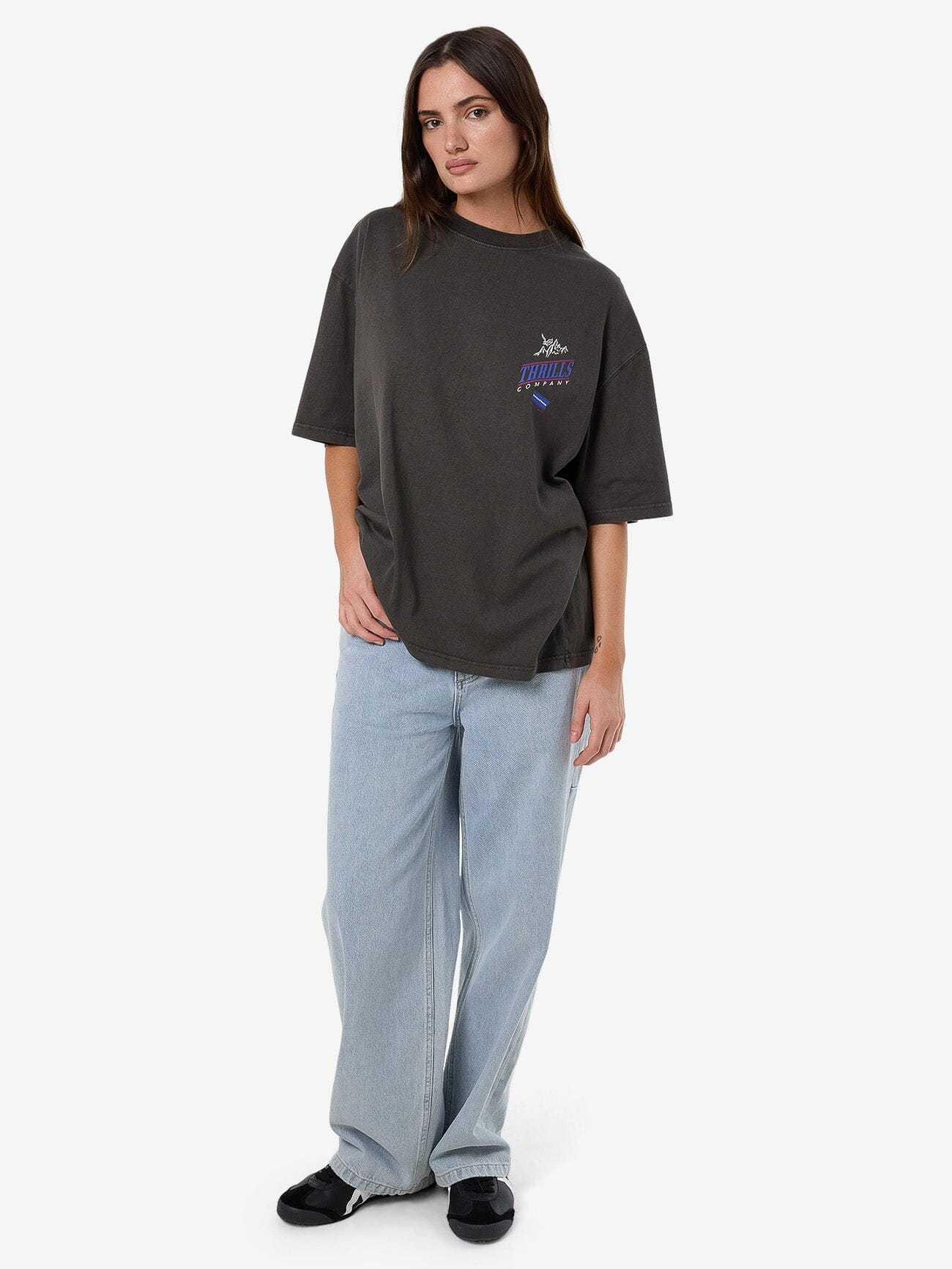 When It Hits Your Lips Oversized Tee - Merch Black 4
