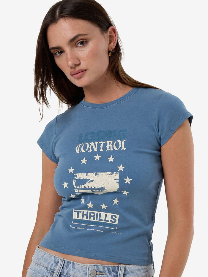 Losing Control Club Tee - Storm Blue