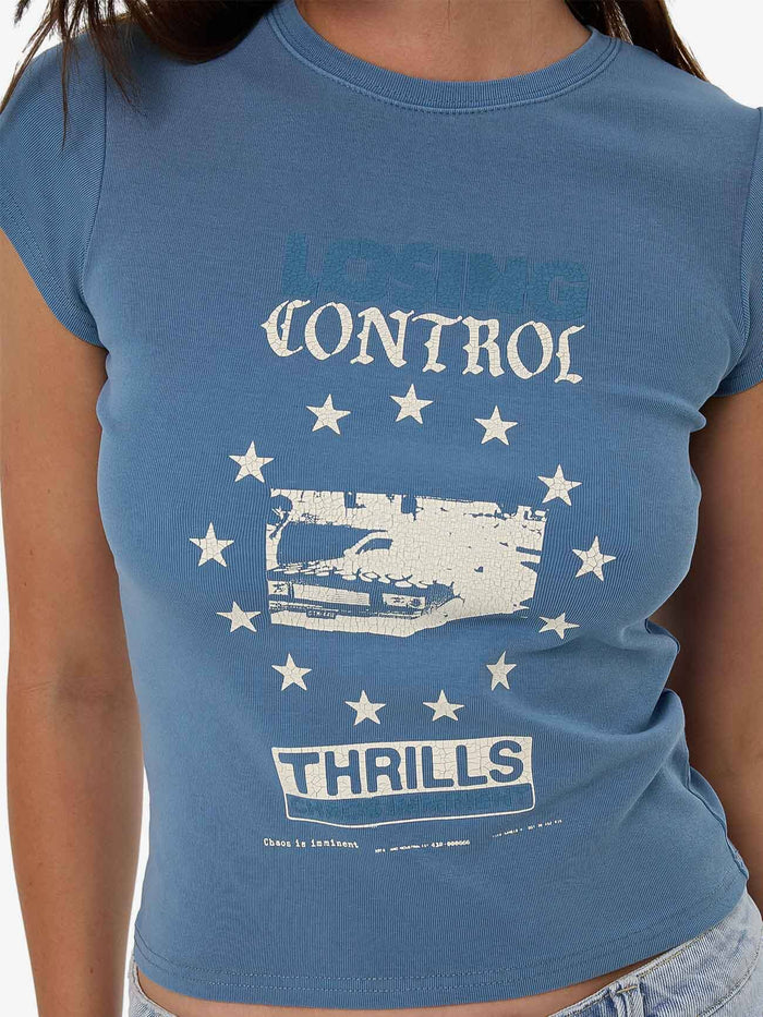 Losing Control Club Tee - Storm Blue