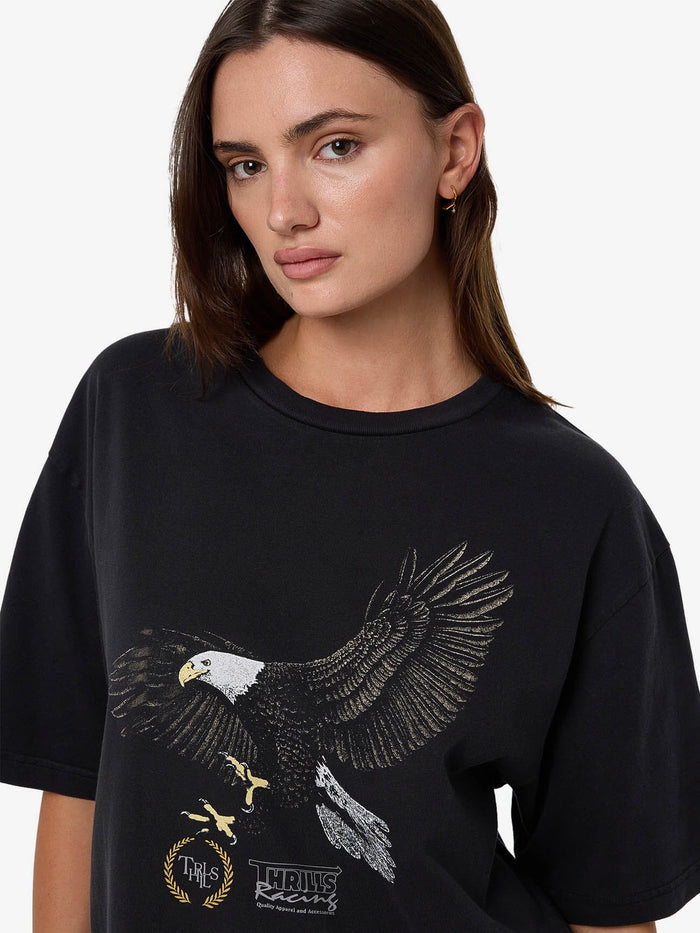 Speed Tour Oversized Tee - Washed Black 4