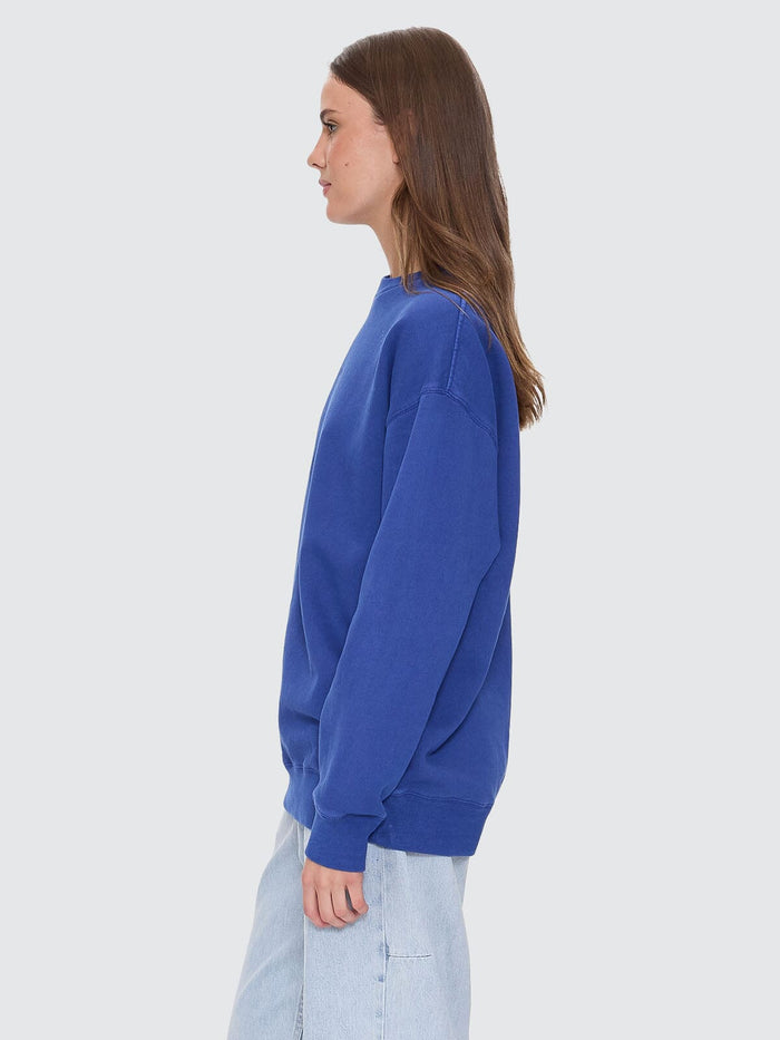 Minimal Thrills Slouch Crew - New Royal 4