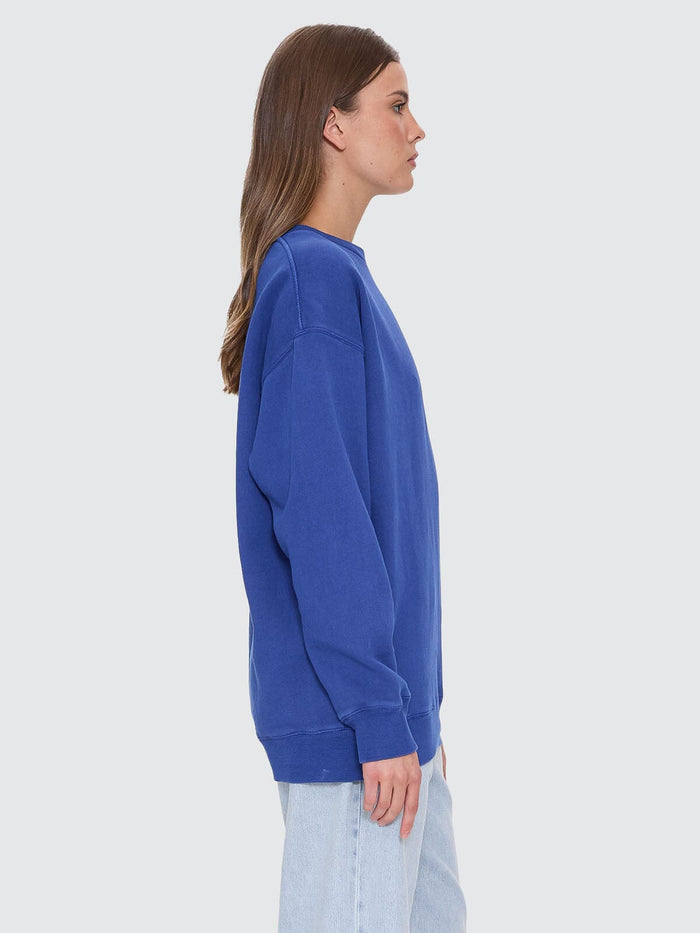 Minimal Thrills Slouch Crew - New Royal 4
