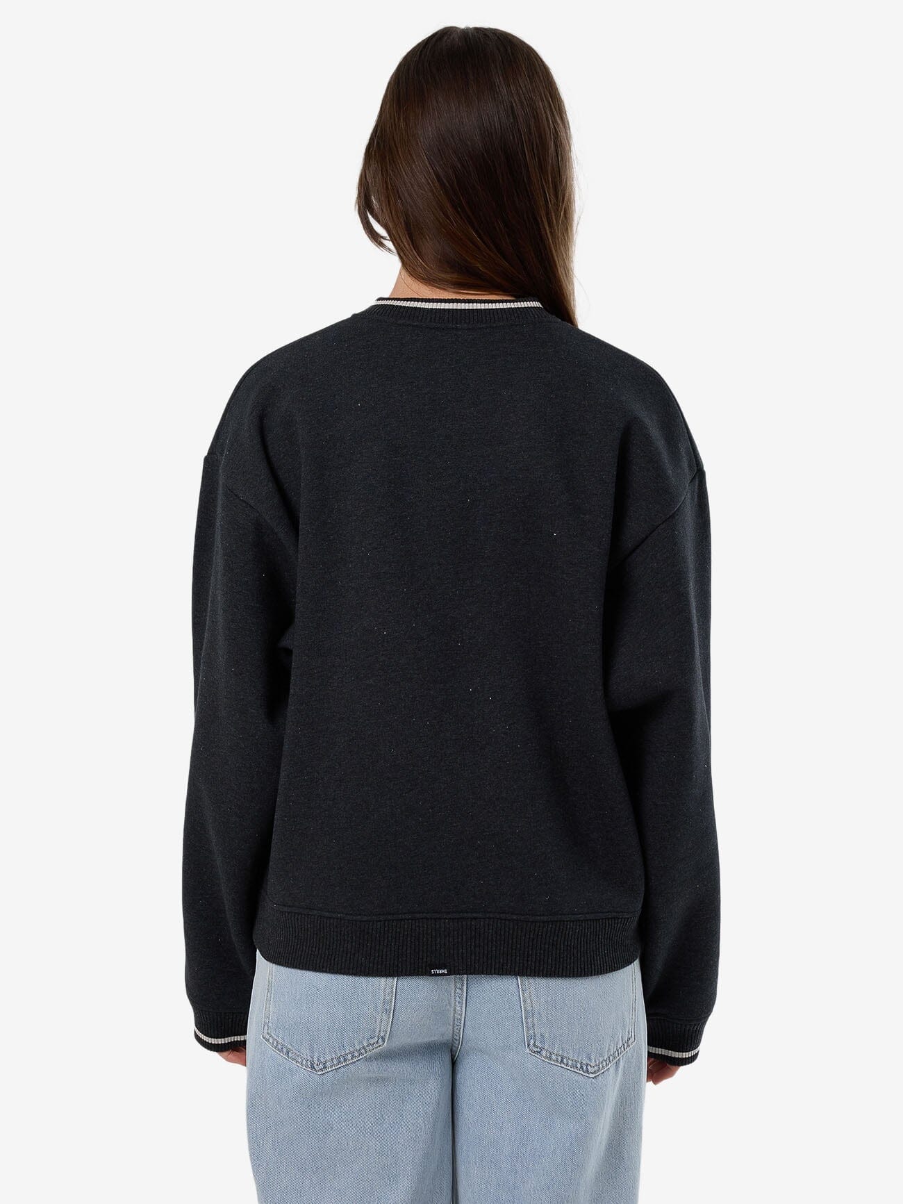 Legacy V Neck Fleece - Black Marle