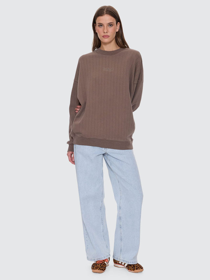 Thrills Workwear Rib Cocoon Panel Crew - Falcon 4