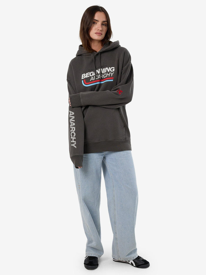 Beginning Anarchy Slouch Hood - Merch Black 4