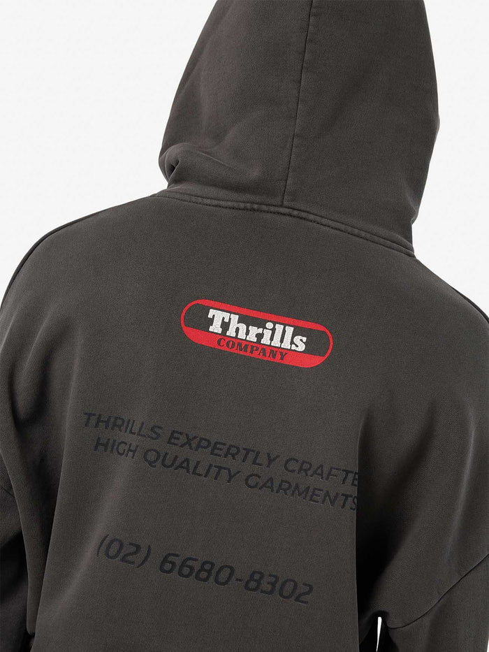 Beginning Anarchy Slouch Hood - Merch Black 4