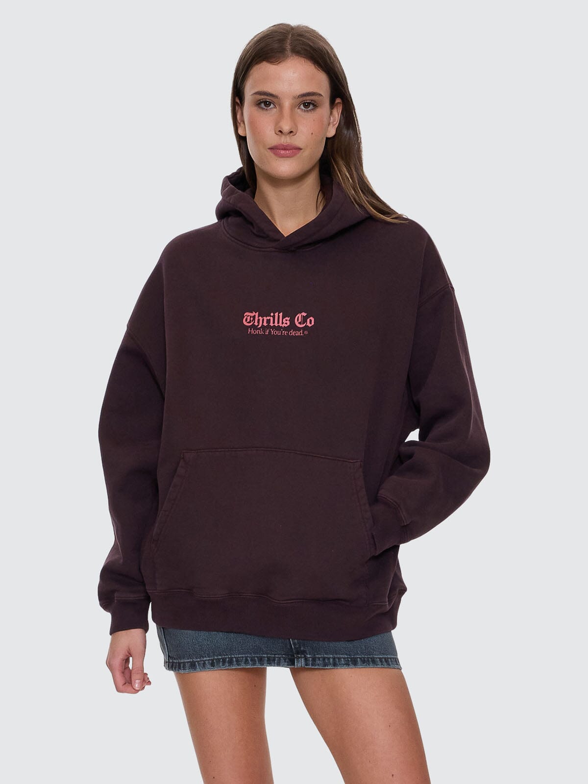 Lighten Up Cocoon Panel Hood - Deep Plum 4